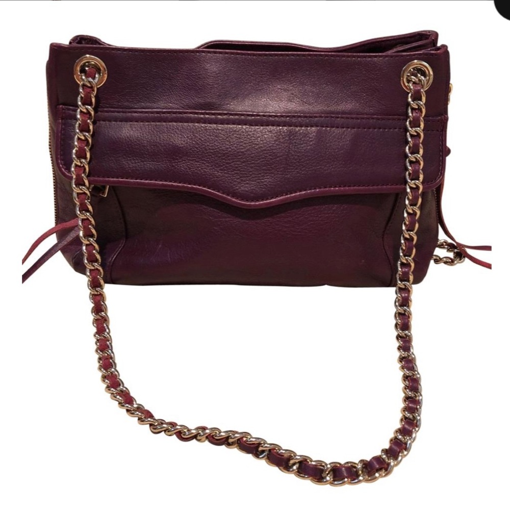 Rebecca Minkoff Purple Swing Double Chain bag